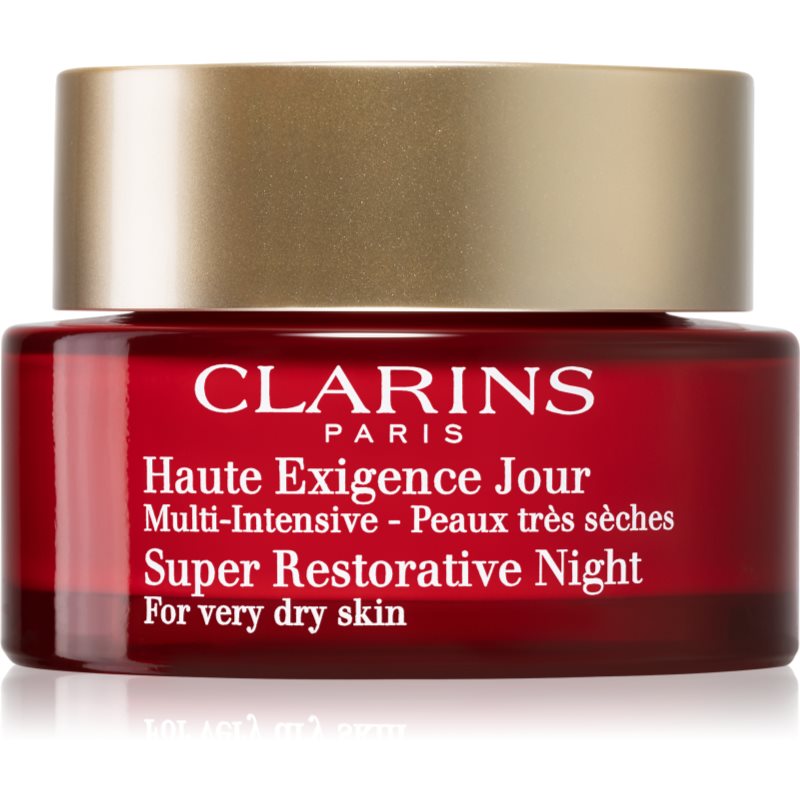 Clarins Super Restorative Night crema de noche antienvejecimiento de acción completa para pieles muy secas 50 ml