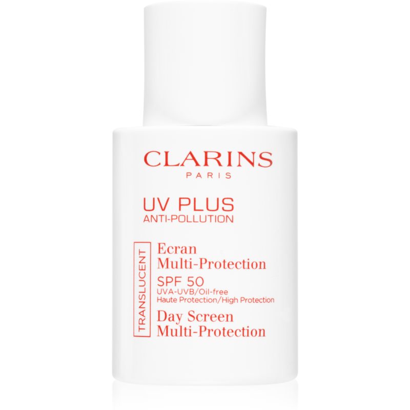 Clarins UV PLUS Anti-Pollution Day Screen Multi-Protection Protetor solar para cuidado da pele SPF 50 30 ml