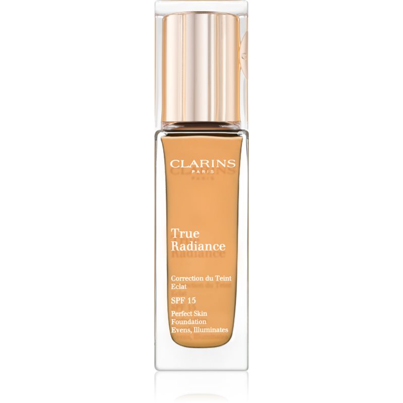 

Clarins Face Make-Up True Radiance освітлюючий та зволожуючий тональний крем SPF 15