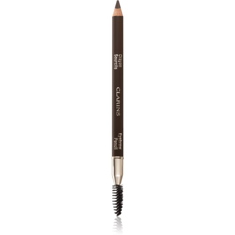 Clarins Eyebrow Pencil lápiz para cejas de larga duración tono 01 Dark Brown  1,1 g