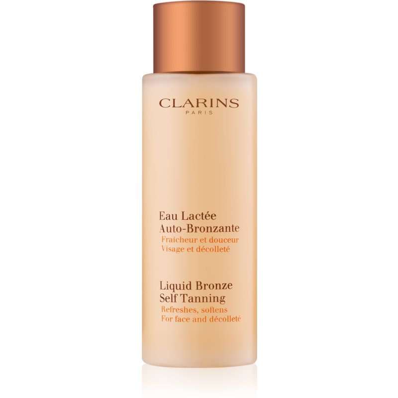 Clarins Liquid Bronze Self Tanning producto autobronceador para rostro y escote 125 ml