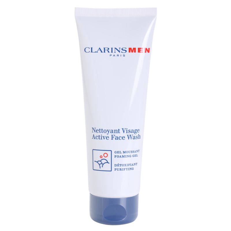Clarins Men Exfoliating Cleanser gel espumoso de limpeza para homens 125 ml