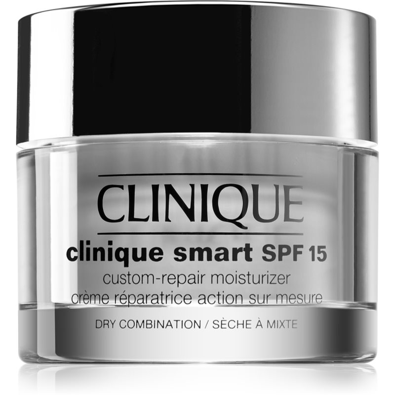Clinique Clinique Smart dnevna vlažilna krema proti gubam za suho in mešano kožo SPF 15 50 ml