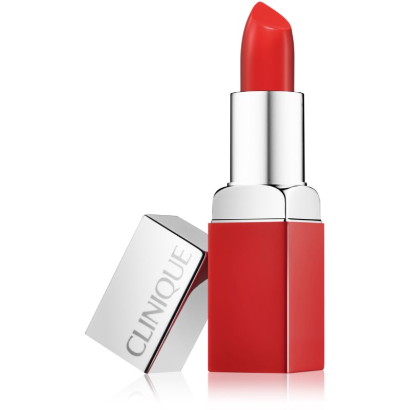Clinique Pop Matte Lip Colour + Primer mattierender Lippenstift + Make-up Primer 2 in 1 Farbton 03 Ruby Pop 3,9 g