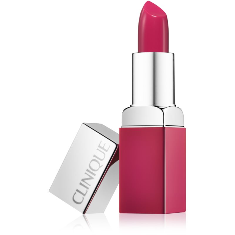 Clinique Pop Matte Lip Colour + Primer mattító rúzs + alapozó bázis 2 az 1-ben árnyalat 06 Rose Pop 3,9 g