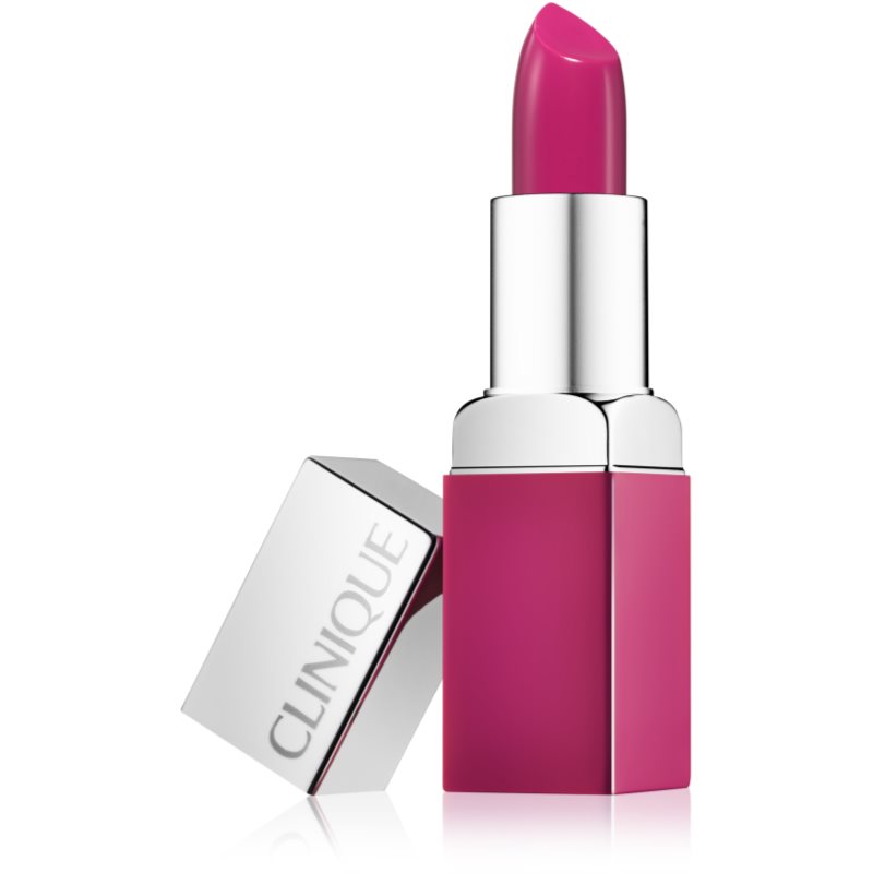 Clinique Pop Matte Lip Colour + Primer матиращо червило + основа 2 в 1 цвят 15 Shock Pop 3,9 гр.