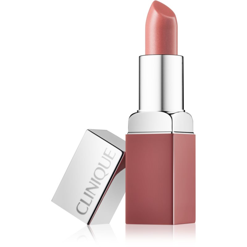 Clinique Pop Lip Colour + Primer Lippenstift + Make-up Primer 2 in 1 Farbton 01 Nude Pop 3,9 g