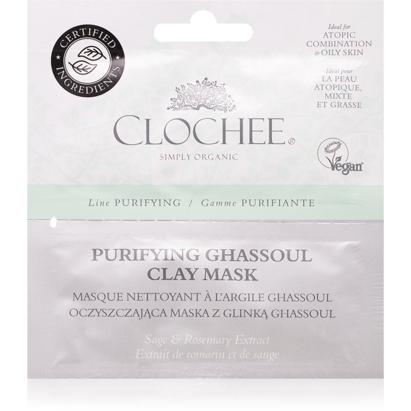 

Clochee Purifying очищаюча маска для обличчя з глиною