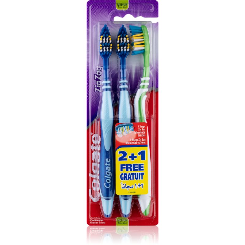 

Colgate Zig Zag зубні щіточки medium 3 шт