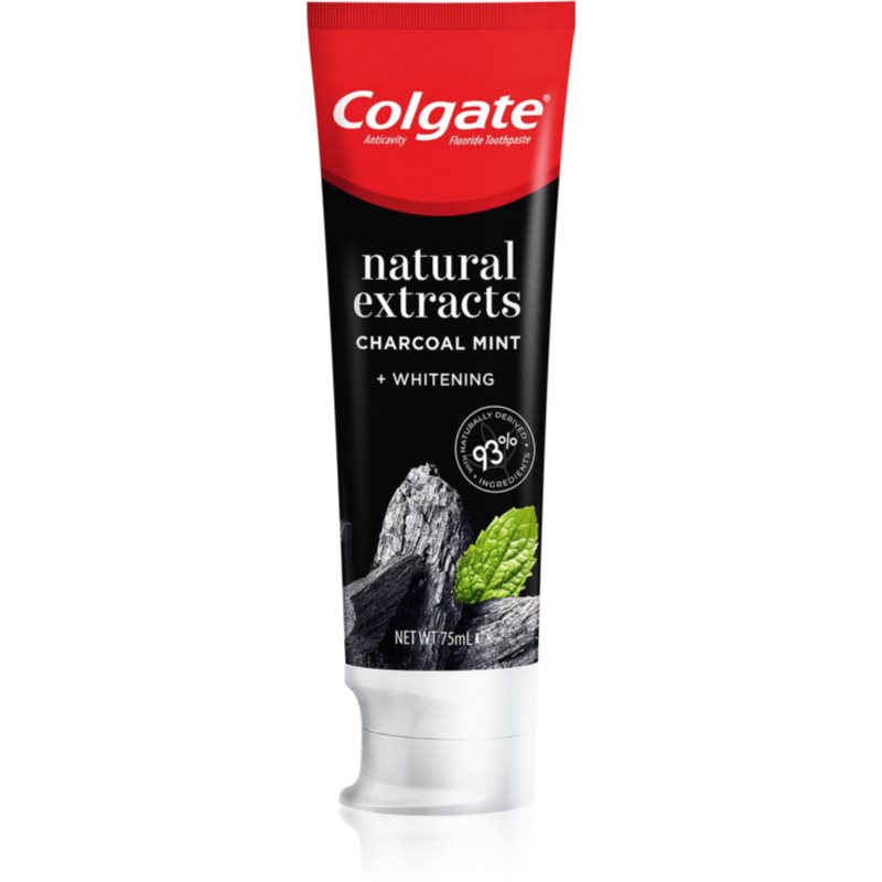 Colgate Natural Extracts Charcoal + White belilna zobna pasta z aktivnim ogljem 75 ml