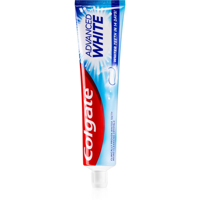 Colgate Advanced White pasta de dientes blanqueadora con efecto antimanchas en el esmalte 125 ml
