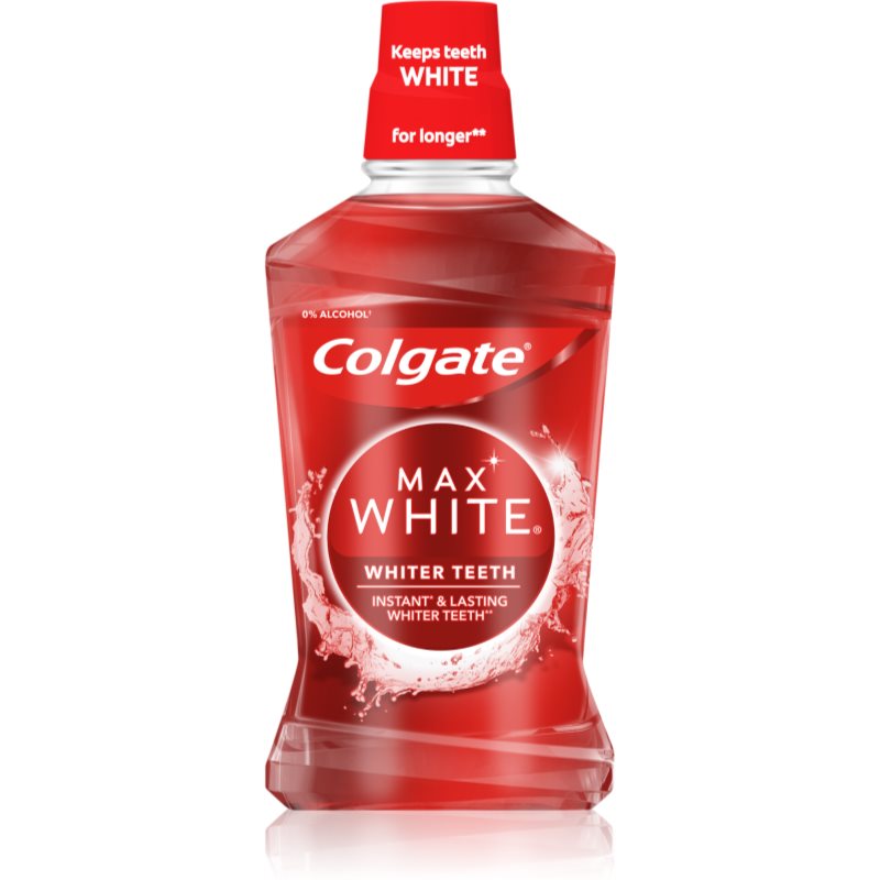 Colgate Max White Expert bleichendes Mundwasser ohne Alkohol 500 ml