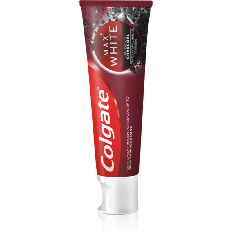 Colgate Max White Charcoal pasta de dientes blanqueadora con carbón activo 75 ml