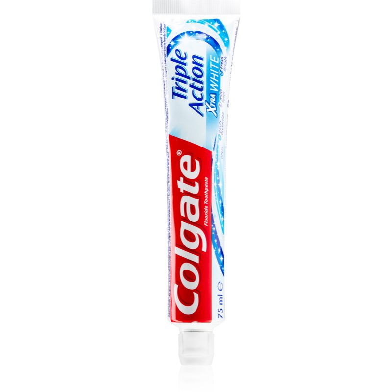 Colgate Triple Action Xtra White bleichende Zahnpasta mit Fluor 75 ml