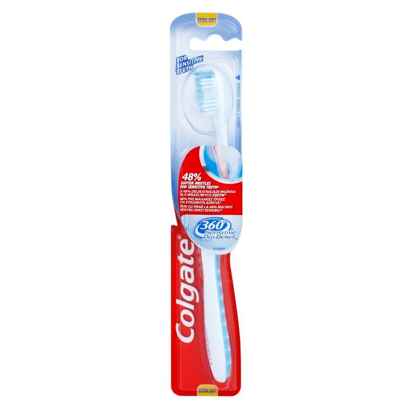 

Colgate Sensitive Pro Relief 360° зубна щітка екстра м'яка