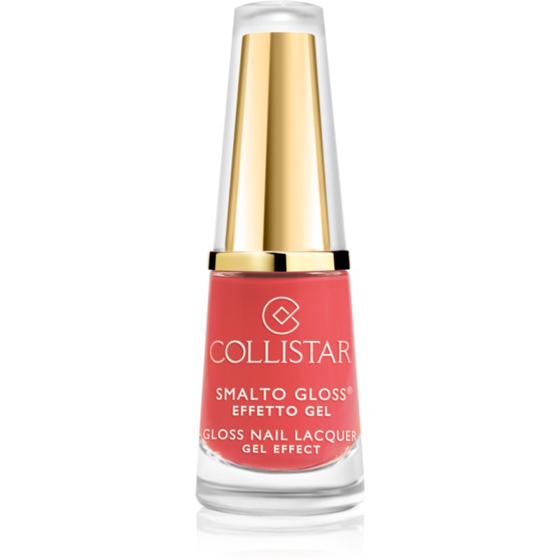 Collistar Gloss Nail Lacquer Gel Effect verniz tom 541 Coral Treasure 6 ml