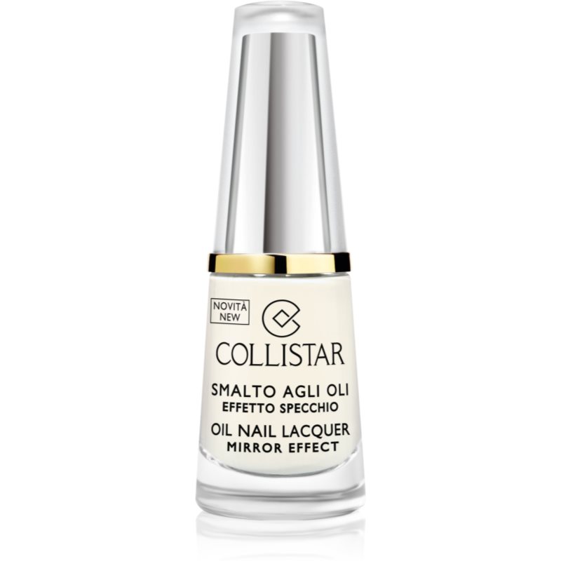 Collistar Oil Nail Lacquer лак за нокти  с олио цвят 302 Bianco Latte 6 мл.