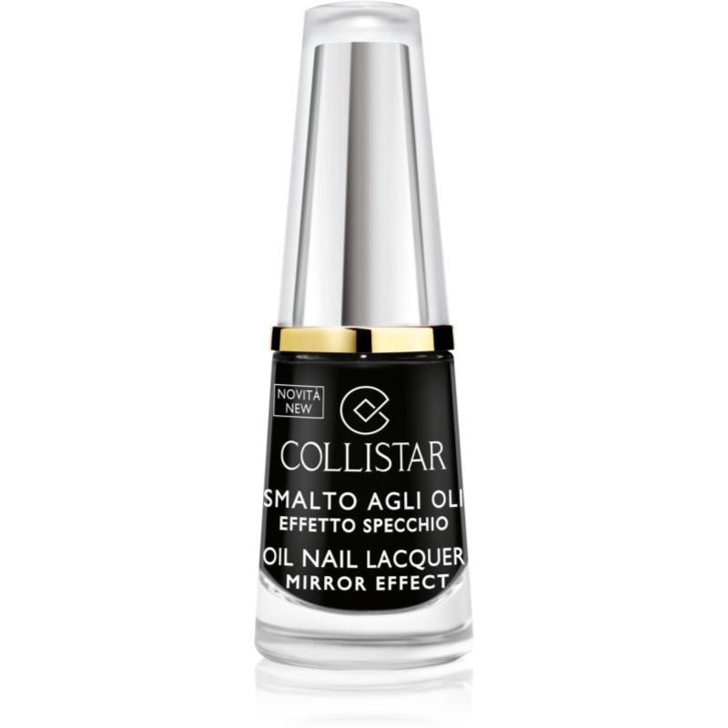 Collistar Oil Nail Lacquer лак за нокти  с олио цвят 313 Nero Intenso 6 мл.