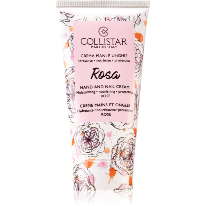 Collistar Rosa Hand and Nail Cream feuchtigkeitsspendende Creme für Hände und Fingernägel 50 ml