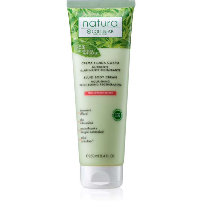 Collistar Natura Fluid Body Cream vyživující tělový krém 250 ml