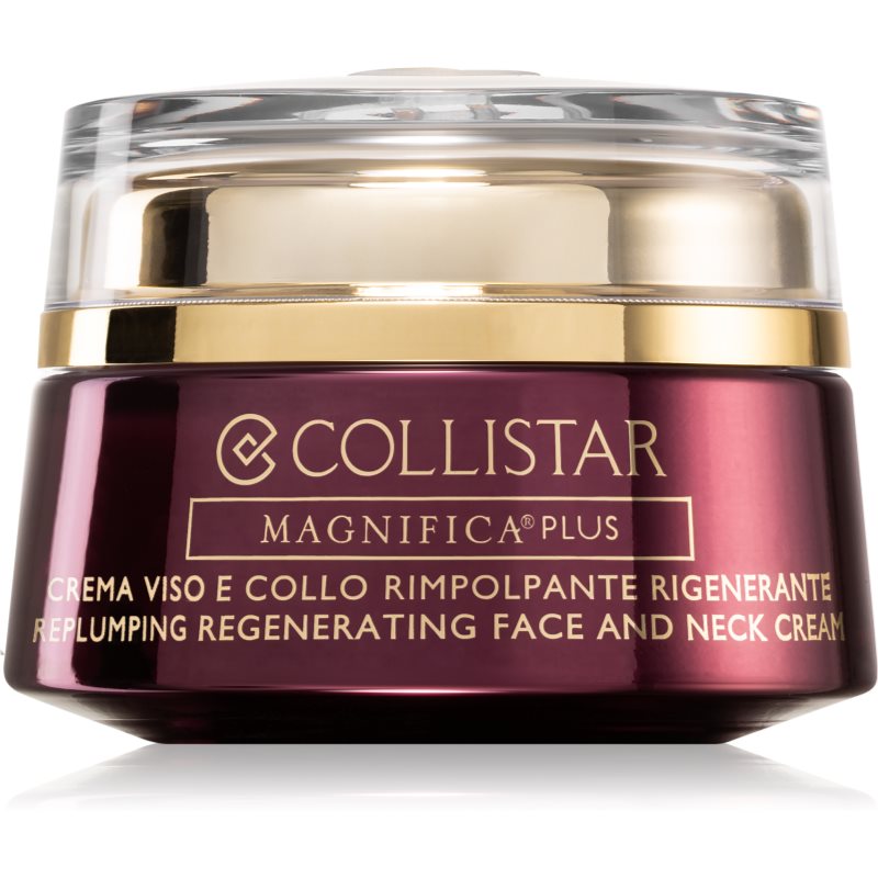 Collistar Magnifica Plus Replumping Regenerating Face and Neck Cream crema reafirmante y alisante para rostro y cuello 50 ml