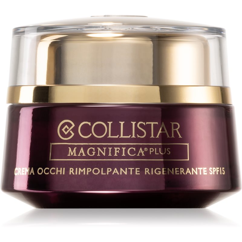 Collistar Magnifica Plus Replumping Regenerating Eye Cream glättende Augencreme LSF 15 15 ml