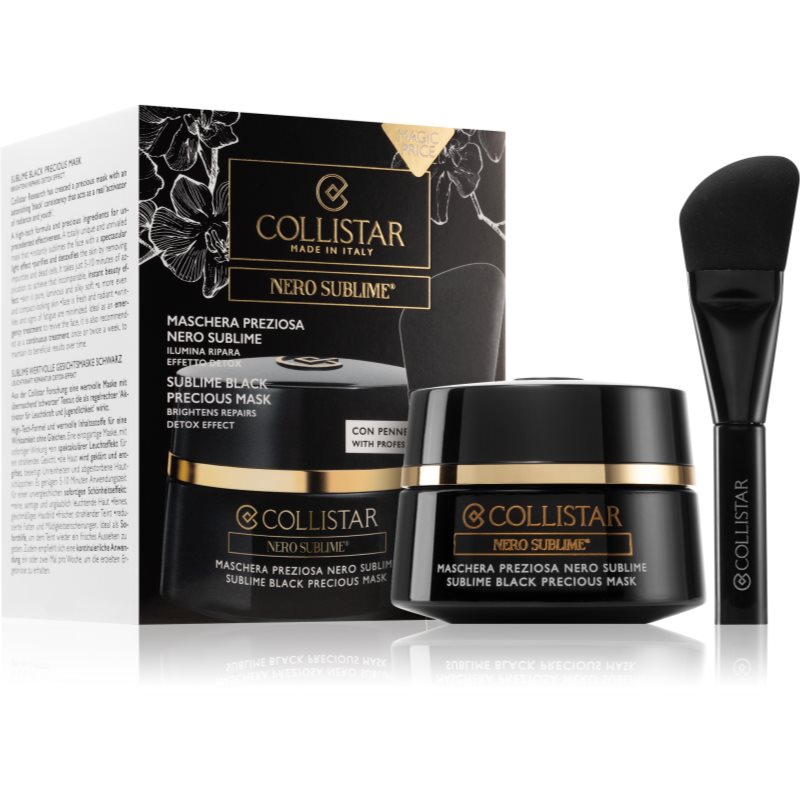 Collistar Nero Sublime® Sublime Black Precious Mask Regenerierende Entgiftungsmaske 50 ml