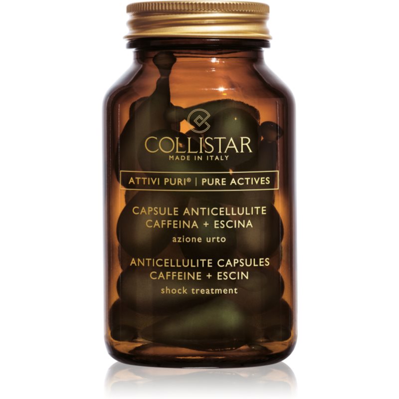 Collistar Pure Actives Anticellulite Capsules Caffeine+Escin кофеинови капсули против целулит 14 бр.