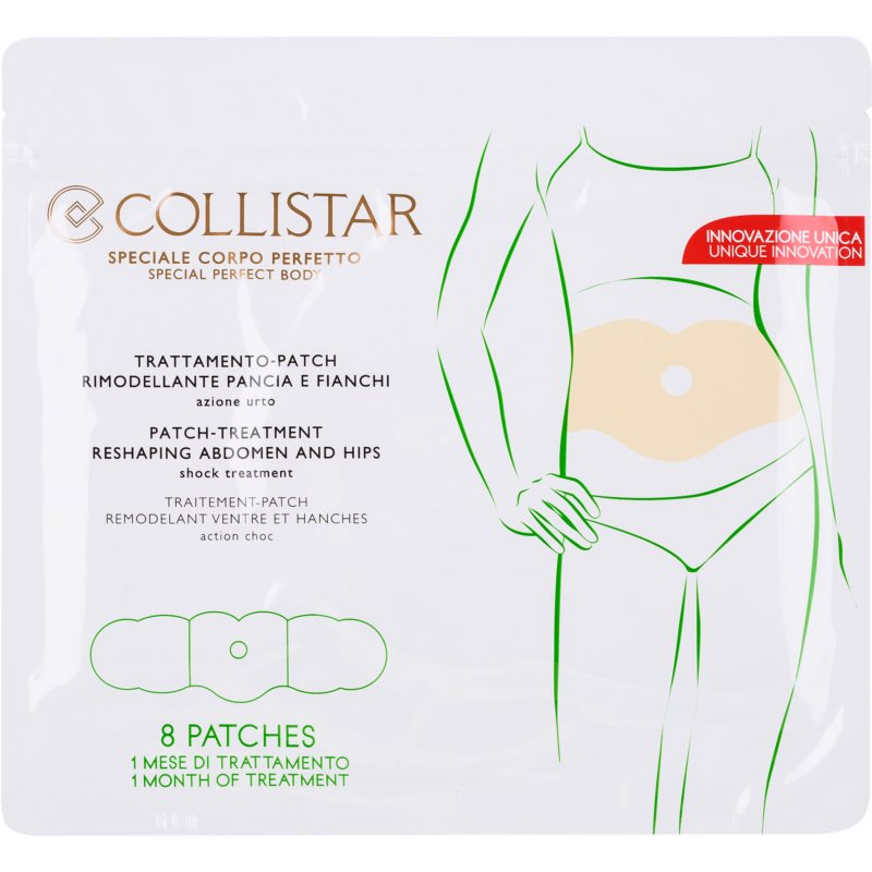 Collistar Special Perfect Body Patch-Treatment Reshaping Abdomen and Hips adesivo modelador para a barriga e abdómen 8 un.