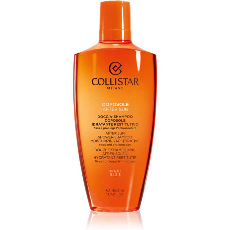 Collistar Special Perfect Tan After Shower-Shampoo Moisturizing Restorative gel de duche após sol para corpo e cabelo 400 ml