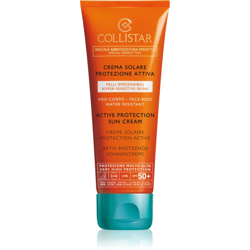 Collistar Special Perfect Tan Active Protection Sun Cream ochranný krém na opalování SPF 50+ 100 ml