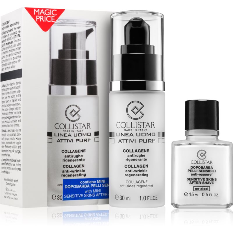 Collistar Pure Actives Collagen козметичен комплект за мъже