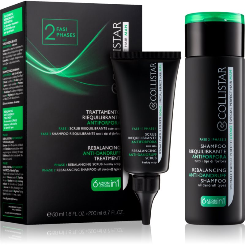 Collistar Rebalancing Shampoo kozmetični set VIII. za moške