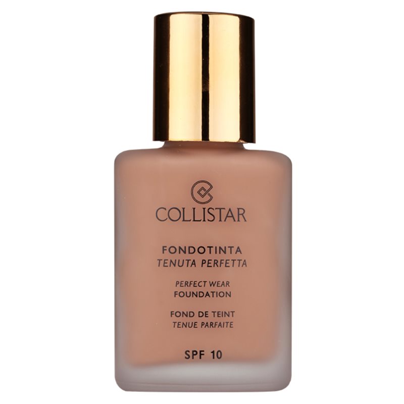 Collistar Perfect Wear Foundation vízálló folyékony make-up SPF 10 árnyalat 3 Natural 30 ml