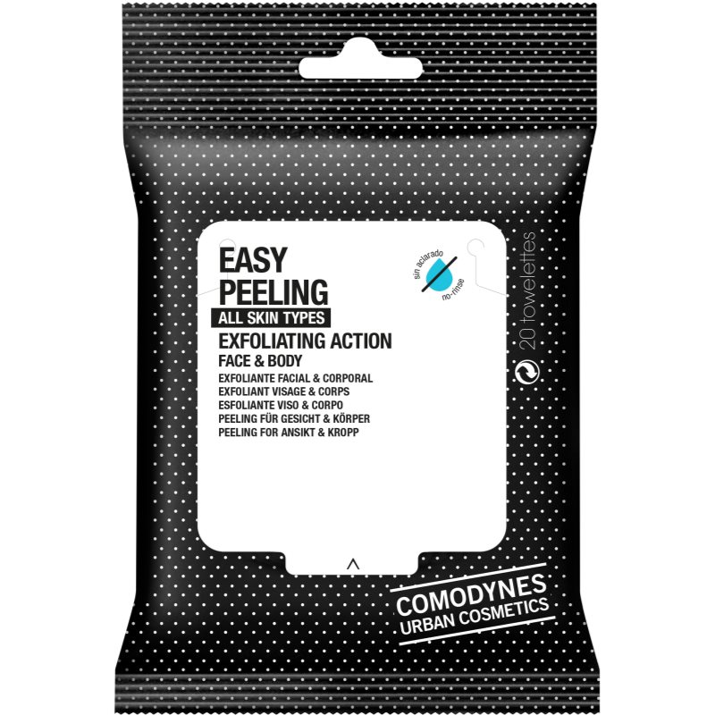 Comodynes Easy Peeling Exfoliationstücher für Gesicht und Körper 20 St.