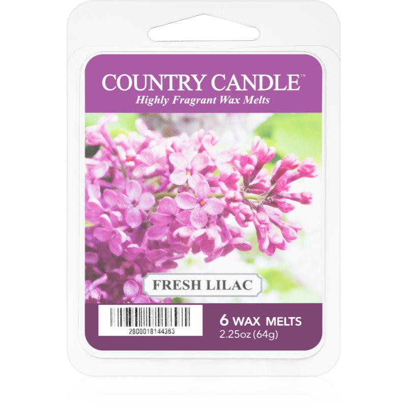 Country Candle Fresh Lilac cera para lámparas aromáticas 64 g