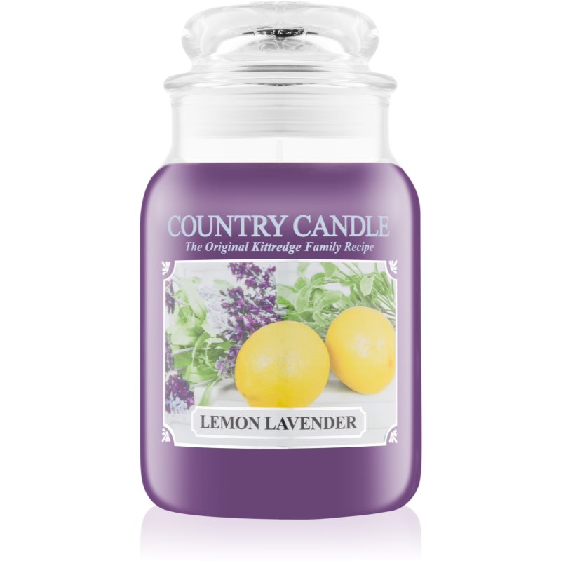 Country Candle Lemon Lavender vela perfumada 652 g