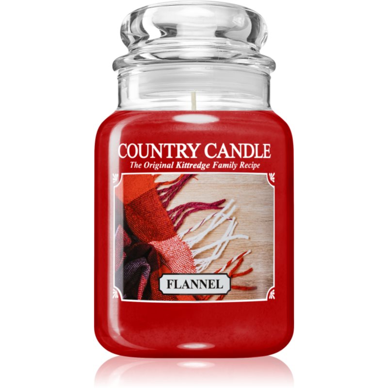 Country Candle Flannel vela perfumada 652 g