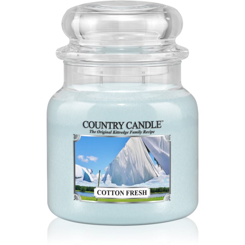 Country Candle Cotton Fresh vela perfumada 453 g