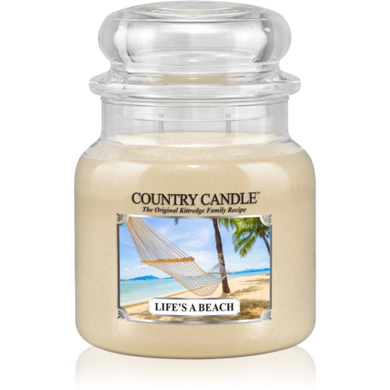 Country Candle Life's a Beach vela perfumada 453 g