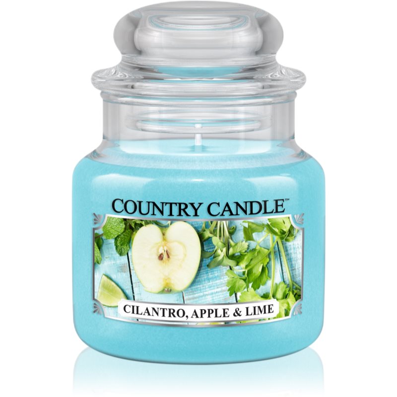 Country Candle Cilantro, Apple & Lime dišeča sveča 104 g