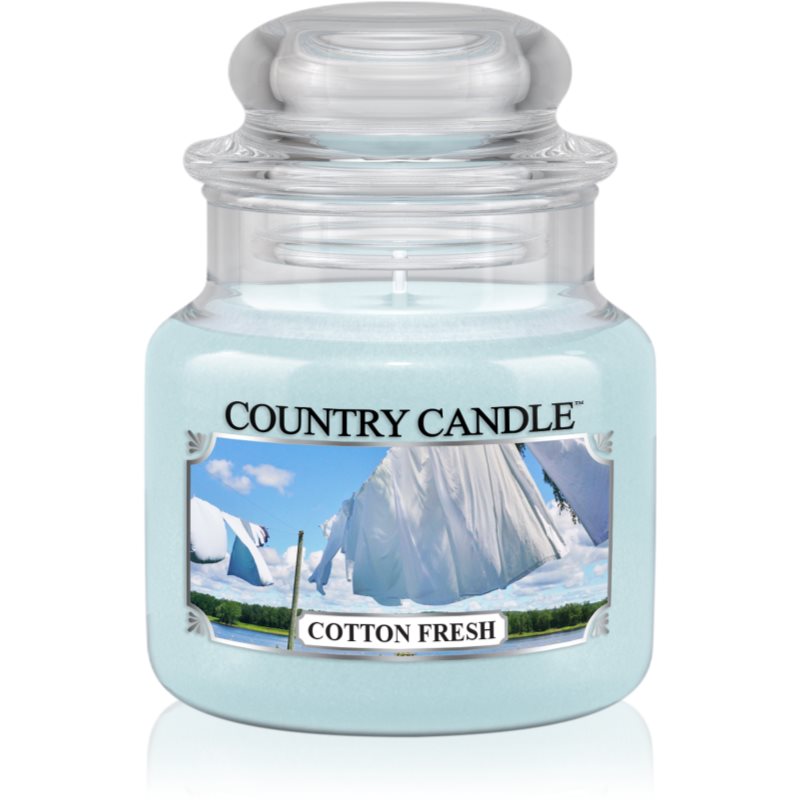 Country Candle Cotton Fresh dišeča sveča 104 g