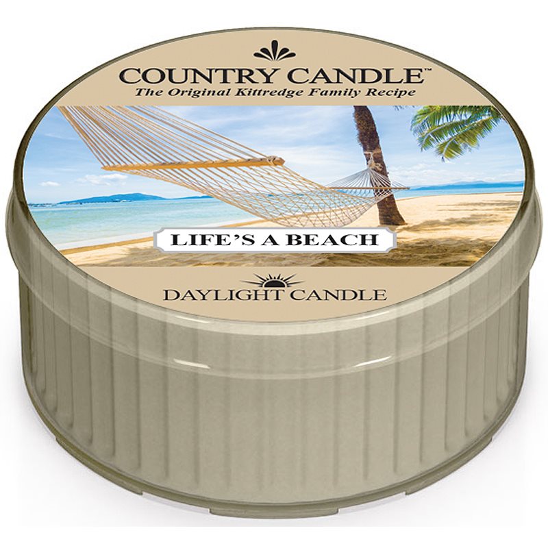 Country Candle Life's a Beach vela do chá 42 g
