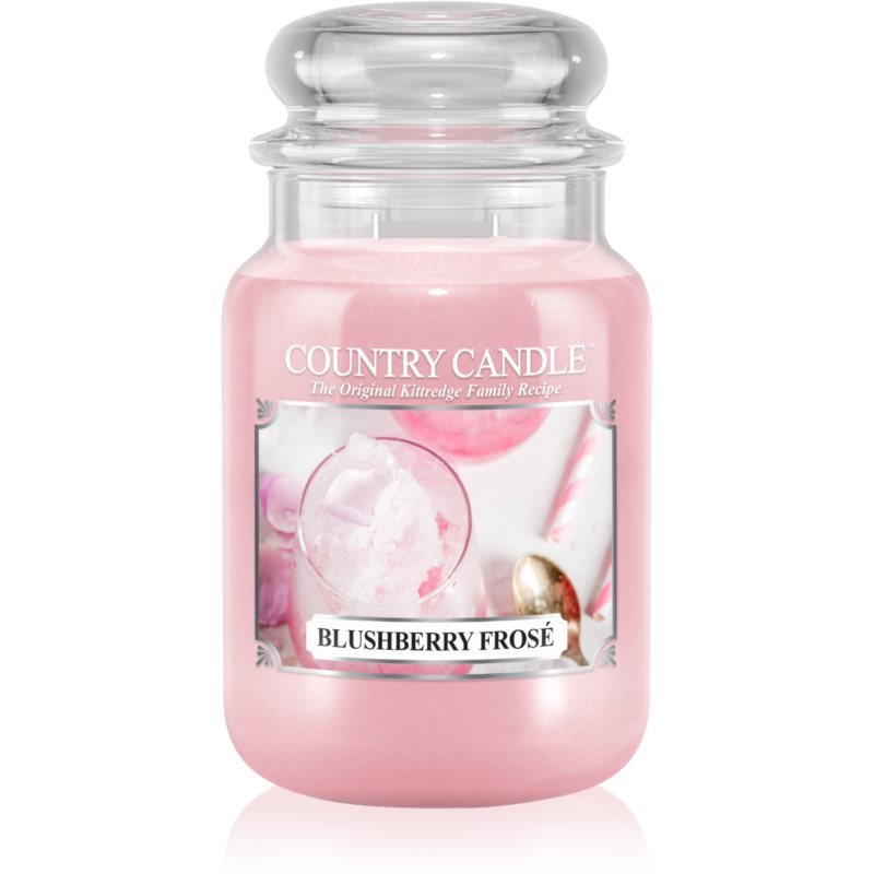 Country Candle Blushberry Frosé vela perfumada 652 g
