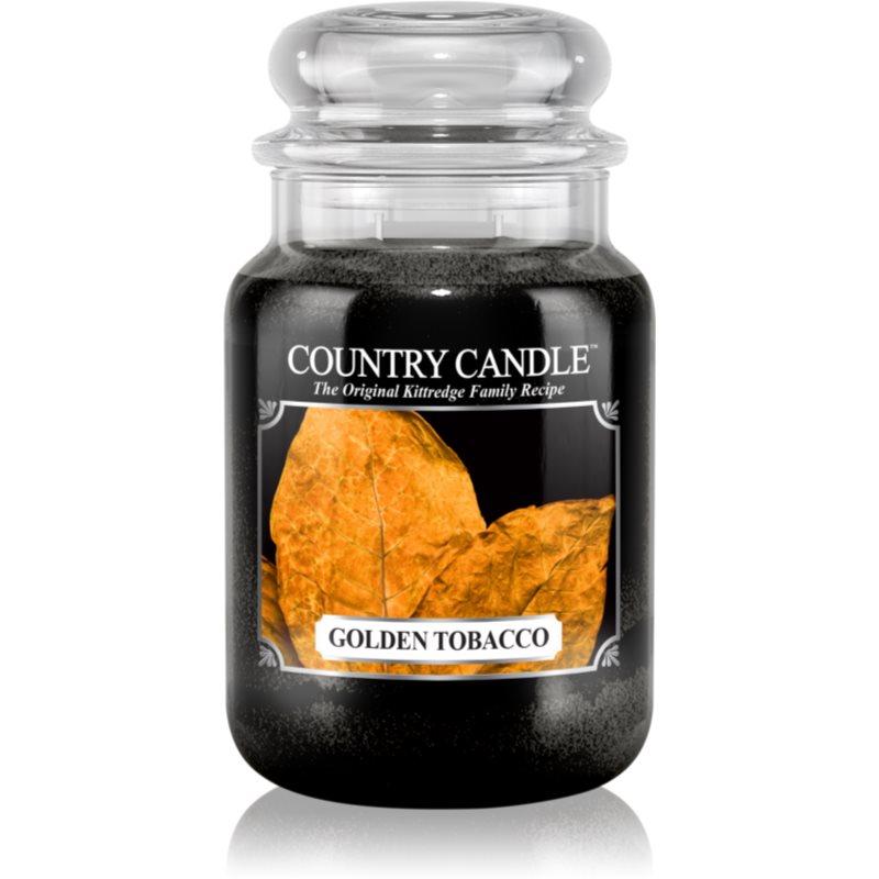 Country Candle Golden Tobacco dišeča sveča 680 g