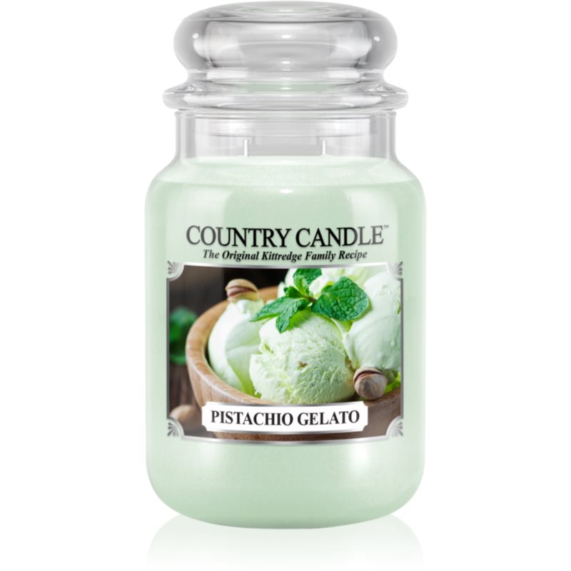 Country Candle Pistachio Gelato vela perfumada 652 g