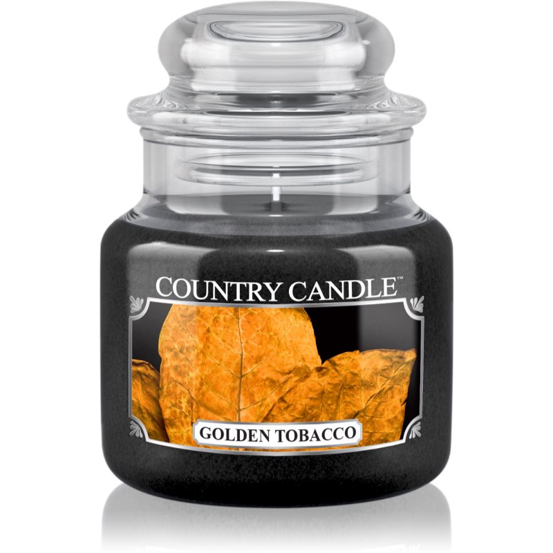 Country Candle Golden Tobacco dišeča sveča 104 g