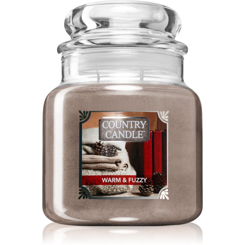 Country Candle Warm & Fuzzy dišeča sveča 453,6 g