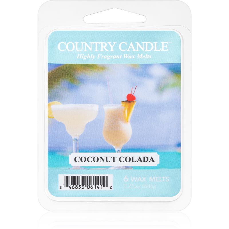 Country Candle Coconut Colada cera para lámparas aromáticas 64 g