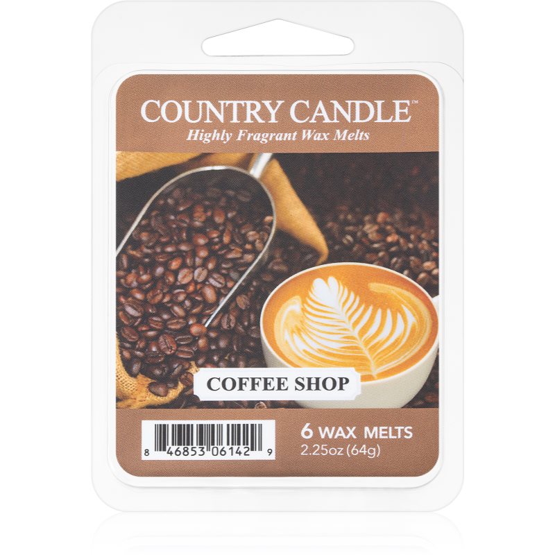 Country Candle Coffee Shop duftwachs für aromalampe 64 g
